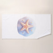 形をしたユニーク石のヒトデ バスタオル (バスタオル)