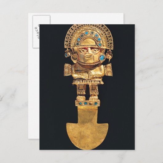 形をした組又は儀礼用のナイフ ポストカード (正面/裏面)