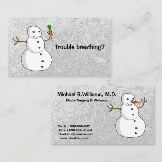 形成外科および健康 名刺 (正面/裏面)