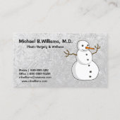 形成外科および健康 名刺 (裏面)