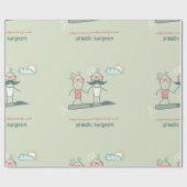 形成外科医の包装紙 ラッピングペーパー (フラット)