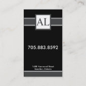 形成外科医の名刺-モノグラム 名刺 (裏面)