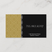 形成外科医の名刺-レース 名刺 (裏面)