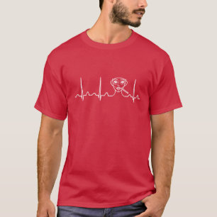 形成外科医の心拍 Tシャツ