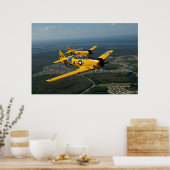 形成飛んでいるT6スタイル ポスター (キッチン)