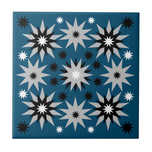 形数々の状の太陽バースト |海青 | タイル (正面)