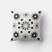 形数々の状の太陽 |白 | クッション (裏面)