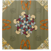 形状と色 シャワーカーテン (正面)