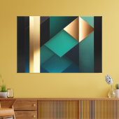 形状の均衡 キャンバスプリント (インサイチュ (リビング))