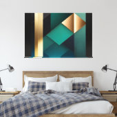 形状の均衡 キャンバスプリント (インサイチュ (寝室))