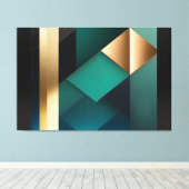 形状の均衡 キャンバスプリント (インサイチュ (ウッドフロア))