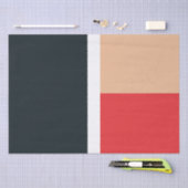 形状カラフルパターン 薄葉紙 (クラフト)