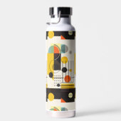 形状カラフル構成 ウォーターボトル (右面)