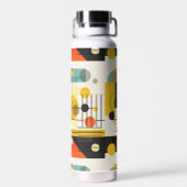 形状カラフル構成 ウォーターボトル (背面)