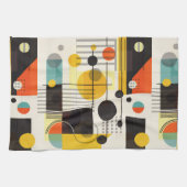形状カラフル構成 キッチンタオル (横)