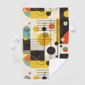 形状カラフル構成 ゴルフタオル (インサイチュ)