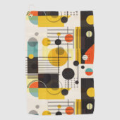 形状カラフル構成 ゴルフタオル (正面)