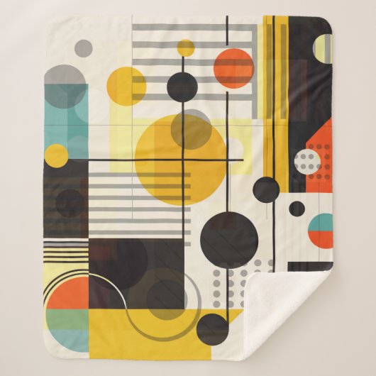 形状カラフル構成 シェルパブランケット (正面)