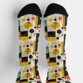 形状カラフル構成 ソックス (上部)