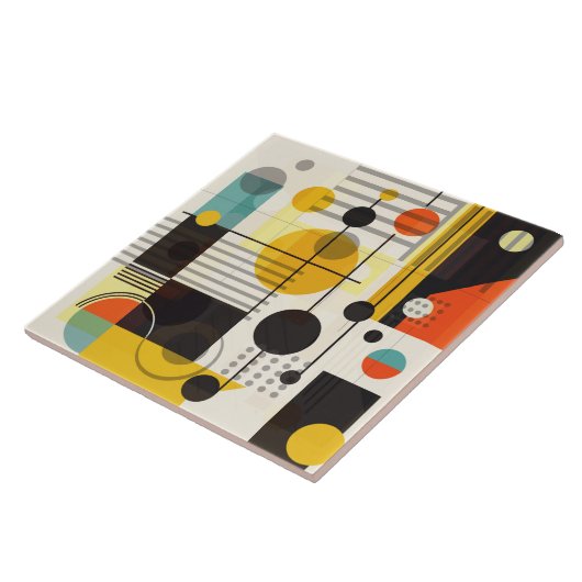 形状カラフル構成 タイル (側面)