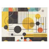 形状カラフル構成 テーブルクロス (正面(横))