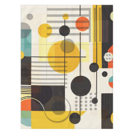 形状カラフル構成 テーブルクロス