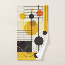 形状カラフル構成 バスタオルセット