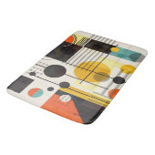 形状カラフル構成 バスマット (アングル)