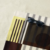 形状カラフル構成 ビーチタオル (インサイチュ)