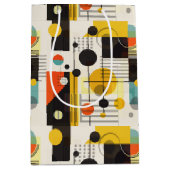 形状カラフル構成 ミディアムペーパーバッグ (正面)