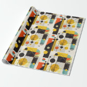形状カラフル構成 ラッピングペーパー (アンロールド)