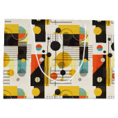 形状カラフル構成 ラージペーパーバッグ (裏面)