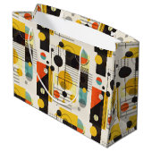 形状カラフル構成 ラージペーパーバッグ (裏面アングル)