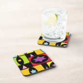 形状カラフル コースター (右側)