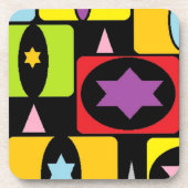 形状カラフル コースター (正面)