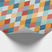 形状カラフルVIIA B ラッピングペーパー (角)