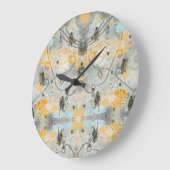 形状モダンと色 ラージ壁時計 (傾斜)