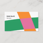 形状モダン形状 名刺 (正面)