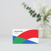 形状モダン形状 名刺 (スタンド正面)