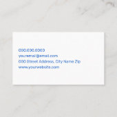 形状モダン形状 名刺 (裏面)