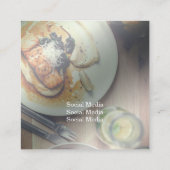 形状モダン金銀店 スクエア名刺 (裏面)