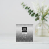 形状モダン金銀店 スクエア名刺 (スタンド正面)