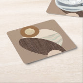 形状自然 スクエアペーパーコースター (アングル)