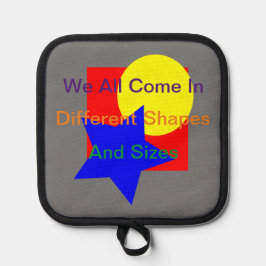 形状違うとサイズ 鍋敷き