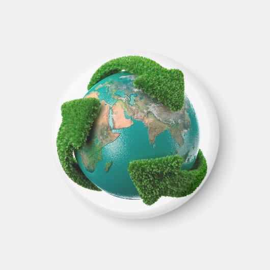 形状：丸磁石 マグネット (正面)