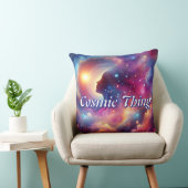 形而上学的なテーマの装飾用クッション「宇宙的なもの」。 クッション (椅子)