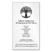 形而上学的な店のビジネスのための生命のシンボルツリー マグネット名刺 (正面縦)