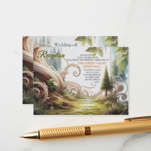 形而上学的な時代のないスピリチュアルファンタジーテーマ エンクロージャーカード (正面/裏面インサイチュ)