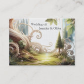 形而上学的な時代のないスピリチュアルファンタジーテーマ エンクロージャーカード (裏面)