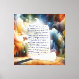 形而上学的な時代のないスピリチュアルファンタジーテーマ キャンバスプリント